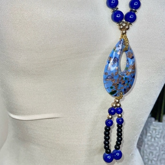 BOHEMIAN Beaded Pendant Necklace - Picture 8 of 8